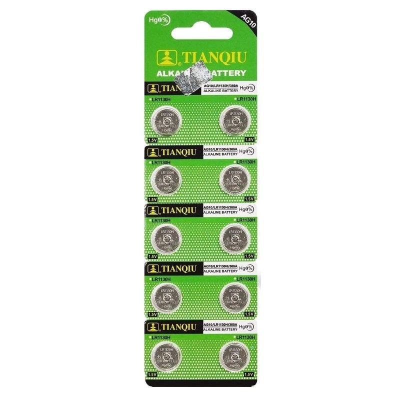 TIANQIU AG10 LR1130 389 ALKALINE PİL 10LU PAKET FİYAT *OXFORD