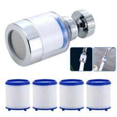 Sunup SN-27145 Oynar Başlıklı Kireç Önleyici 5 Filtreli Su Tasarruflu Musluk Başlığı