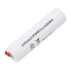 SUPEX 2.4 VOLT - 2000 MAH 2'Lİ ÜSTÜSTE DİK SÜPÜRGE PİLİ