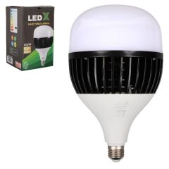 LedX AL-TH100 Akım Korumalı 9000 Lümen E27 Duy 100W Beyaz Maxi Kristal Torch Led Ampul