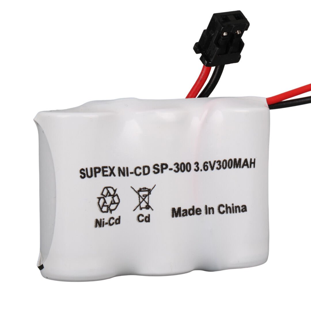 SUPEX SP-300 NI-CD 3'LÜ KISA AÇIK 3.6 VOLT 300MAH TELSİZ TELEFON PİLİ