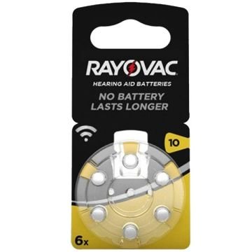 6Lİ PAKET FİYAT RAYOVAC 10 NO KULAKLIK PİLİ