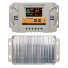 Powermaster PM-10A 12V-24V 10 Amper 4 USB Çıkışlı Dijital Ekranlı Solar Şarj Regülatörü