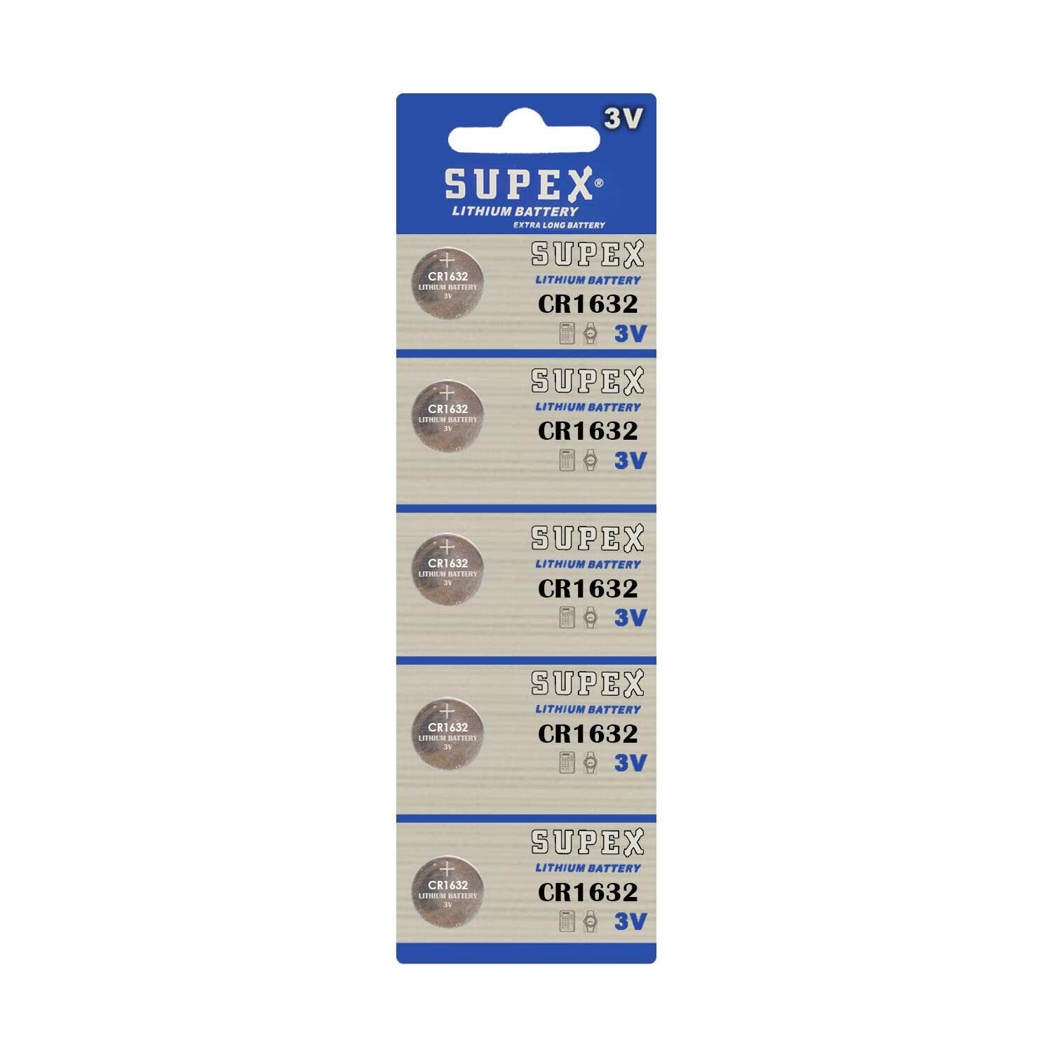 SUPEX Pil Düğme 1632 3V 5Li Paket