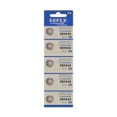 SUPEX Pil Düğme 1632 3V 5Li Paket