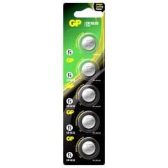 GP CR1632 3 VOLT LİTYUM PİL * GPCR1632E-2CPU5 (GPPBL1632025)(5'Lİ PAKET)