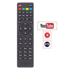 HEY KR MAGBOX ORBİT*MARGINAL*BRAWOO IPTV-VOD-YOUTUBE TUŞLU HD UYDU SLİM KUMANDA (40057=33306)