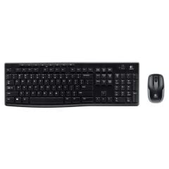 Logitech MK270 Kablosuz Klavye Set Mm Q Tr Siyah