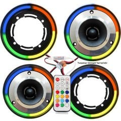 Pixel Ledli 10cm Tweeter Kapak 4adet EGB EG-8801