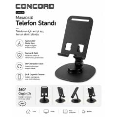 CONCORD CH-130 Masaüstü Telefon Standı