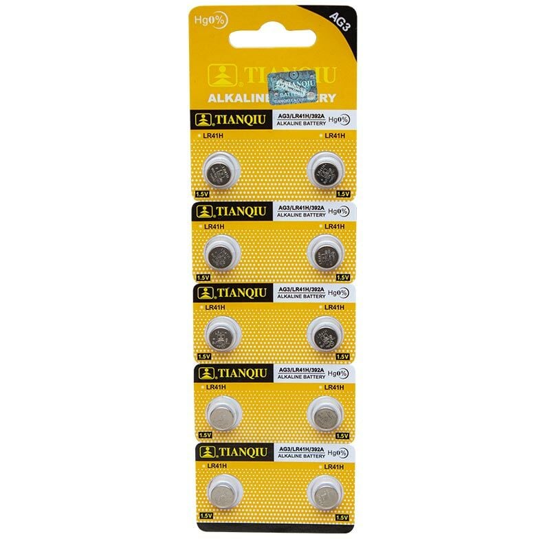 LR41 ALKALİN SAAT PİLİ 10LU PAKET *OXFORD TIANQIU AG3