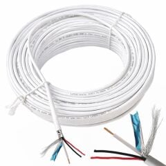 Botech 2+1 0.22x0.18mm CCA CCTV Kamera Kablosu (100 Metre)