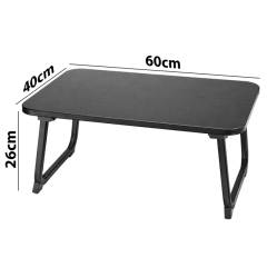 Sunup SN-29692 Katlanabilir Laptop Masası ve Yatak Koltuk Üzeri Tepsisi Siyah 60x40cm
