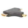 MINI DP+DP+HDMI TO HDMI 4K CEVİRİCİ POWERMASTER