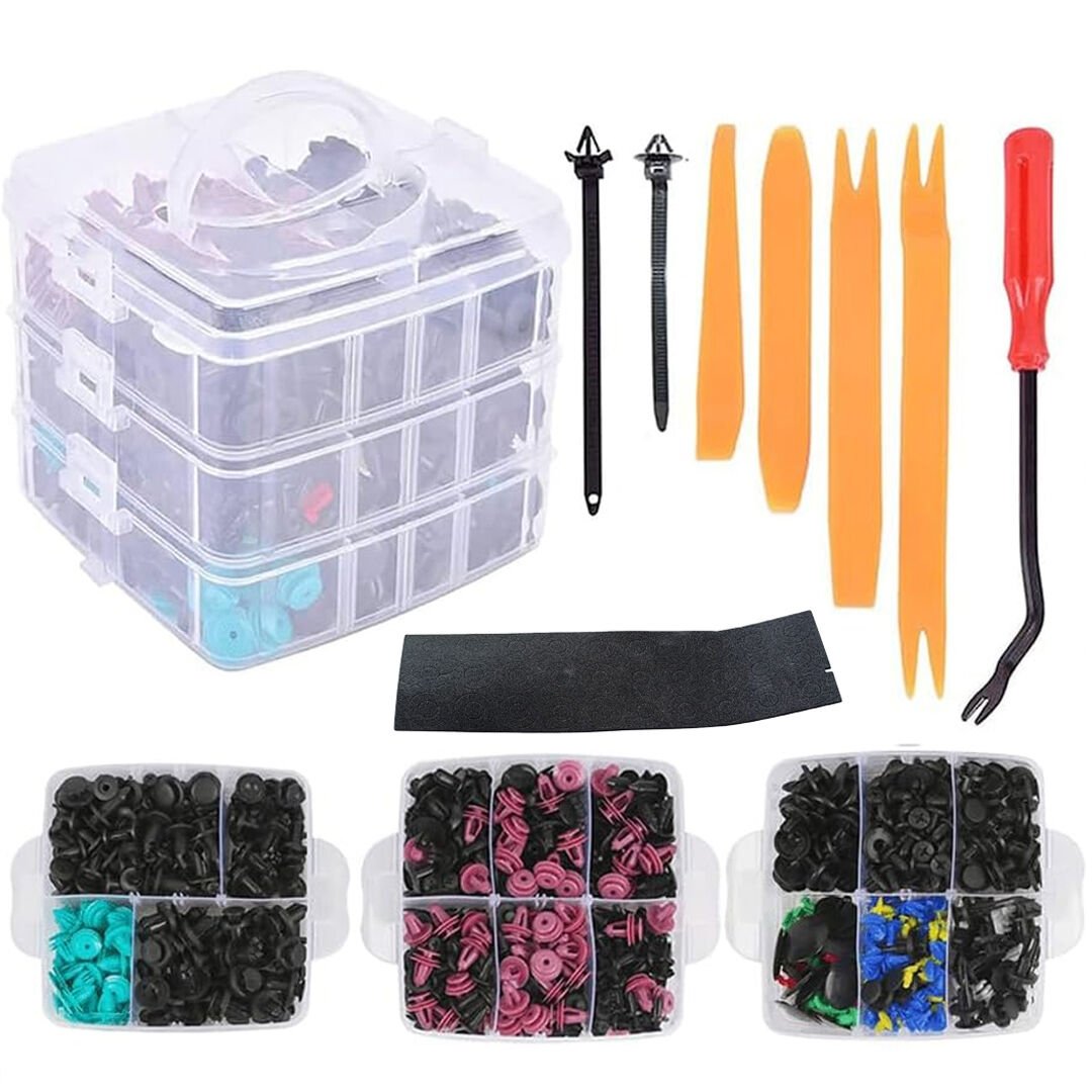 PM-26823 OTO TAMPON TUTUCU KLİPSİ PLASTİK BAĞLANTI EKİPMANLARI 696'LI SET