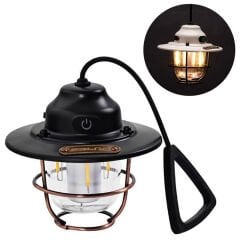 POWERMASTER LK-003A ŞARJLI KAMP LAMBASI FİLAMENT LED AMPÜL (6 FARKLI AYDINLATMA MODU)