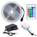 PM-9383 SİLİKONSUZ 5 METRE RGB SERİT LED ANİMASYON DEVRELİ + ADAPTOR SET