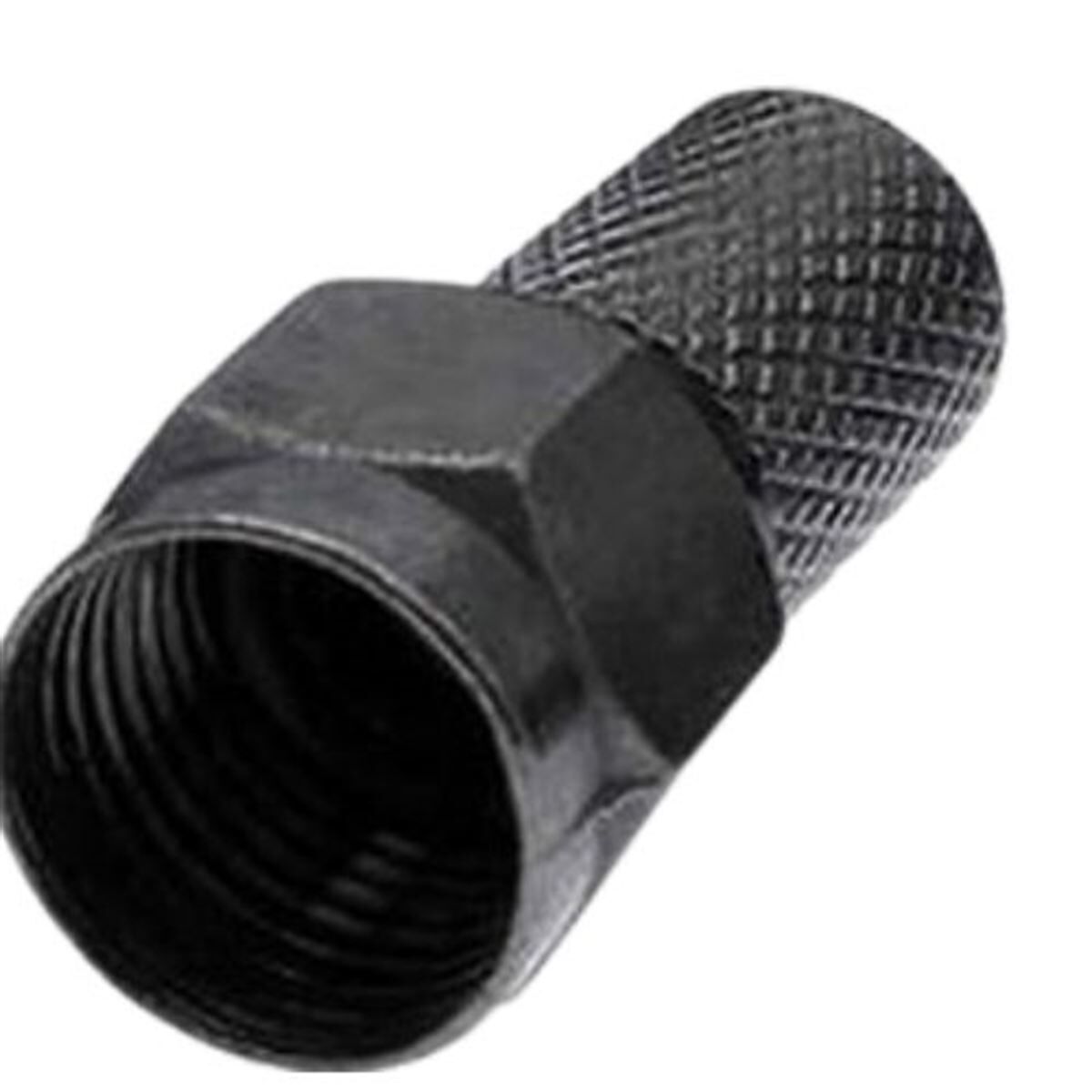 F konnektör E-325 Siyah Renk Contalı