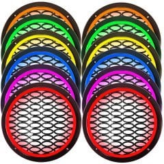 Midrange Kapağı Neon Ledli 20cm 2 adet EGB eg-8822