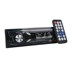 CARSTAR CS-107 7 RENKLİ ÇİFT USB/SD/FM/AUX/BLUETOOTH KUMANDALI OTO TEYP 4X60 WATT