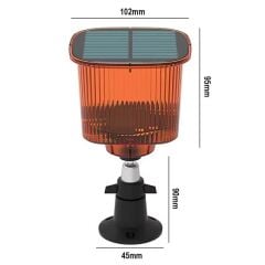 PowerMaster PM-26955 Mikrofonlu Sesli Hayvan Kovucu Alarm Cihazı Solar Panelli