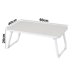 Sunup SN-29691 Katlanabilir Laptop Masası ve Yatak Koltuk Üzeri Tepsisi Beyaz 60x40cm