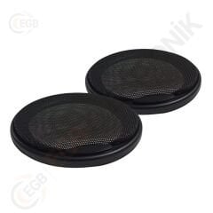 Hoparlör Kapağı 13cm Siyah Metal Izgaralı 2 Adet