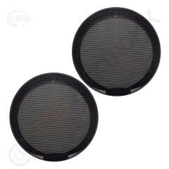 Hoparlör Kapağı 16cm Siyah Metal Izgaralı 2 Adet