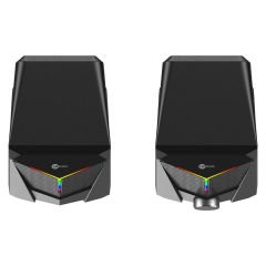 LENOVO LECOO DS104 KABLOLU USB + 3.5MM JACK 6W 80DB RGB IŞIKLI 1+1 GAMING SPEAKER HOPARLÖR