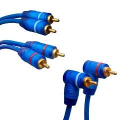 PM-425 2 RCA ERKEK + 4 RCA ERKEK ŞASELİ 5 METRE MAVİ KABLO (SKT-46)
