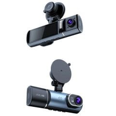 POWERMASTER PM-27086 3.16'' TFT EKRAN ÇİFT KAMERALI GPS MODÜLLÜ HD ARAÇ KAMERASI DVR (128GB DESTEKLİ)