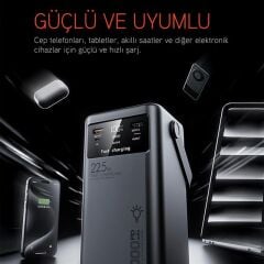 Powerway PD50 50.000mAh 22.5W Süper Hızlı Şarjlı Powerbank