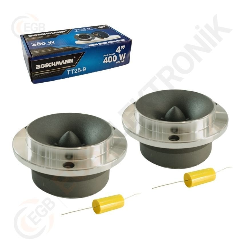 TWEETER 10CM 400W 2 ADET BOSCHMANN TT25-9