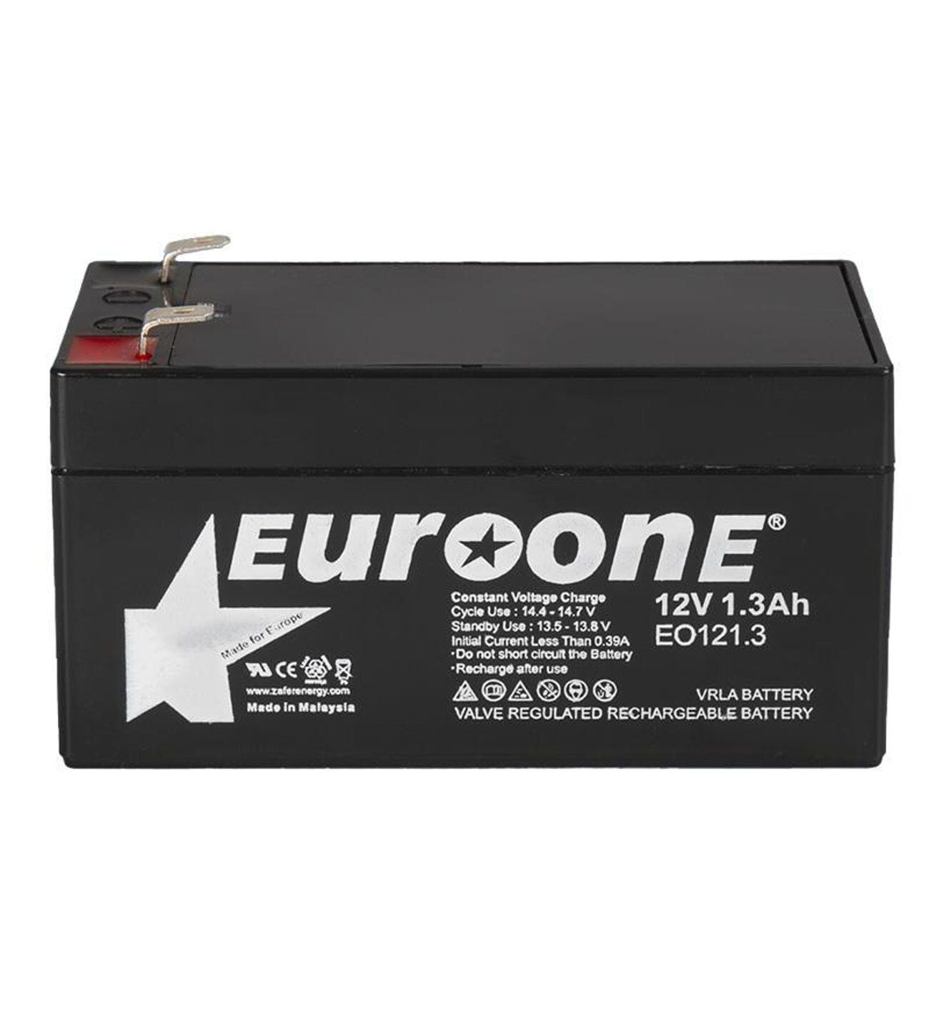 EUROONE 12 VOLT 1.3 AH AKÜ