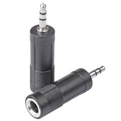 3.5 MM STEREO ERKEK/1 DİŞİ 6.3 MM JACK (6.3 MM-3.5MM ÇEVİRİCİ)