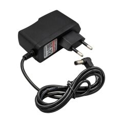POWERMASTER PM-16738 6 VOLT - 2 AMPER 5.5*2.5 MM UÇLU PLASTİK KASA PRİZ TİPİ ADAPTÖR