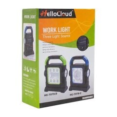 Powermaster HC-7078-D Üç Çalışma Modlu Şarjlı 32 SMD Ledli Taşınabilir Solar Panelli Lamba