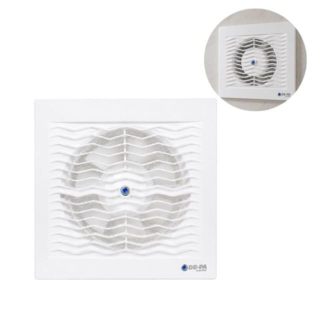 DE-PA 11150 Q150 150'lik Banyo Tuvalet Aspiratör (15Cm)