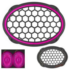EGB Midrange Kapağı Neon Ledli Oval Pembe 2 Adet