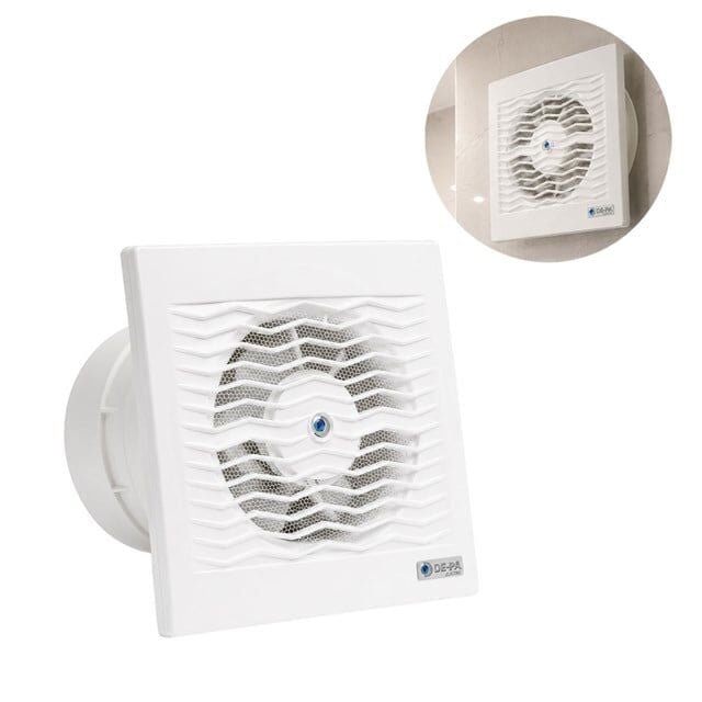 De-Pa 11149 Q120 120'lik Banyo Tuvalet Aspiratör 12cm