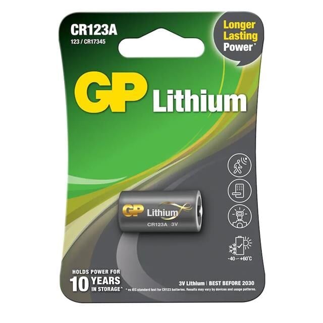 GP CR123A Fotograf Makinesi Pili