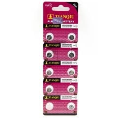 TIANQIU 396A Pil Düğme Ag2 Lr726h 1.5V 10Lu Paket
