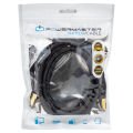 CAT7 KABLO 2 METRE SİYAH POWERMASTER PMCAT72