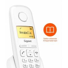 Siemens Gigaset A170 Beyaz DECT Telsiz Telefon