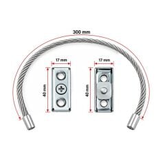 Sunup SN-37890 Çelik Halatlı Güvenlik Bağlantı Aparatı