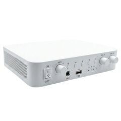 Hikvision DS-QAE0A60G1-VB 60W 2 Bölgeli Analog Amfi Amplifikatör USB/Bluetooth/Mik/RCA
