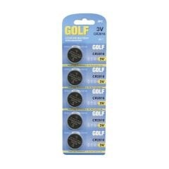 GOLF Pil Düğme 2016 3V 5Li Paket