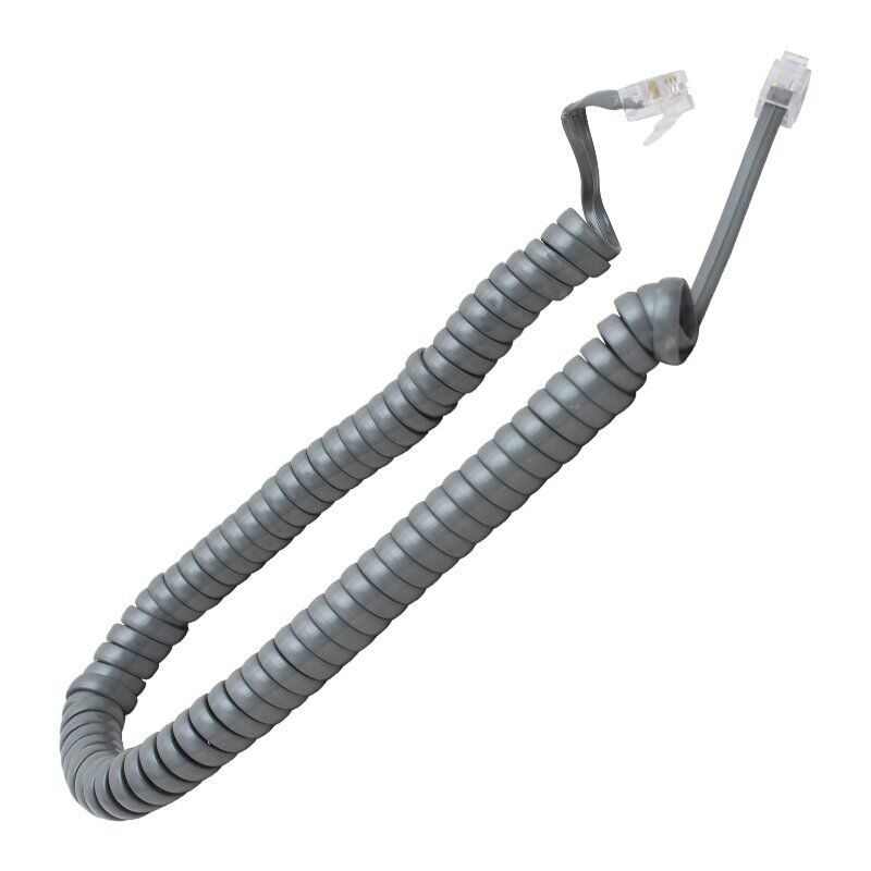 TELEFON SPİRAL KABLO GRİ 4P/4C (AVD-165)