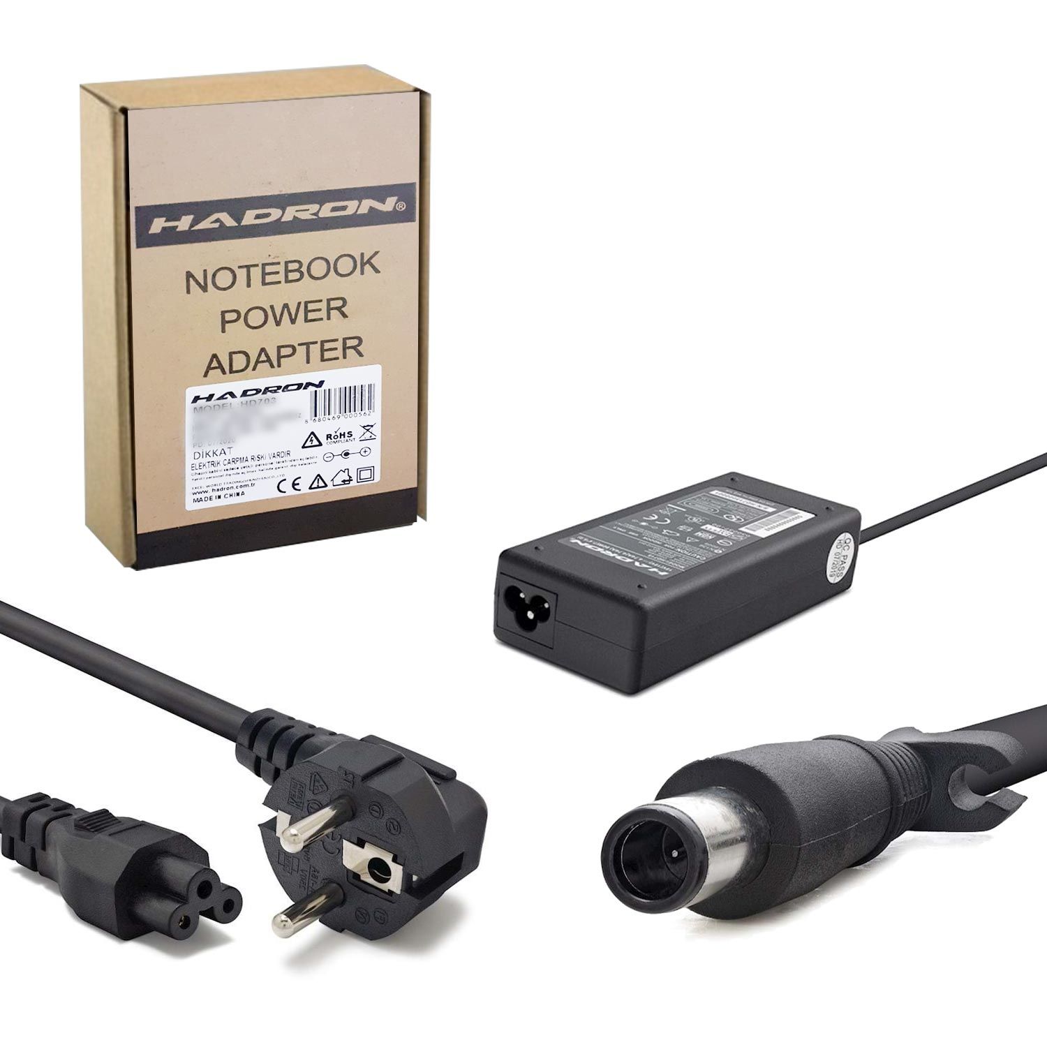 HADRON HD-714 Notebook Adaptör 18.5V 3.5A 7.4X5.0mm