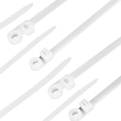 Powermaster PM-26329 Beyaz Delikli Kablo Bağı 2.5X100Mm